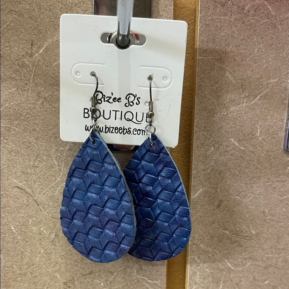 Blue Teardrop Earrings